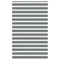 Roleta zebra, ciemnoszara, szerokość tkaniny 135,9cm, poliester