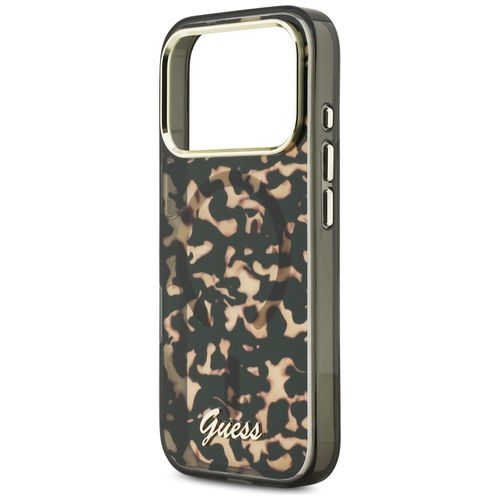 etui guess iml script metal magsafe do   iphone 17 pro max tortoise na Arena.pl