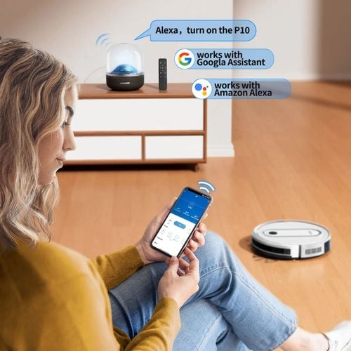 Robot sprzątający Laresar P10 Automatyczny odkurzacz mopujący moc 4500Pa na Arena.pl