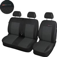 Pokrowce MIAROWE do Renault TRAFIC III 3 Opel VIVARO 2+1 siedz całe 14-19r
