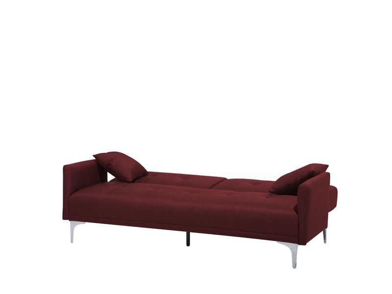 Sofa rozkładana czerwona LUCAN zdjęcie 6