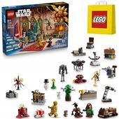 KLOCKI LEGO STAR WARS 75418 KALENDARZ ADWENTOWY 2025 DLA DZIECKA + TORBA