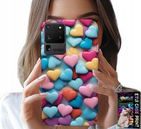 ETUI DO SAMSUNG GALAXY S20 Ultra - KOLOROWE SERCA MOŻLIWOŚĆ PERSONALIZACJI