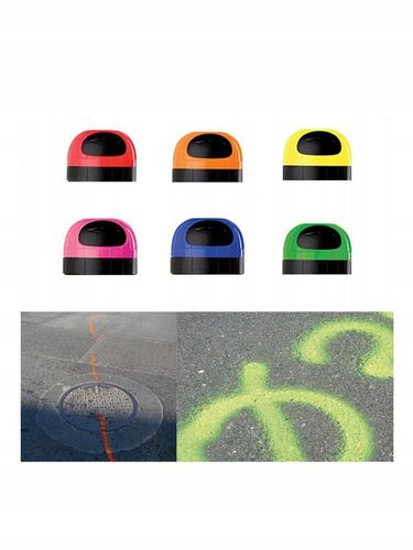 Farba geodezyjna spray SOPPEC TRACK MARKER FLUO 12szt. do znakowania na Arena.pl