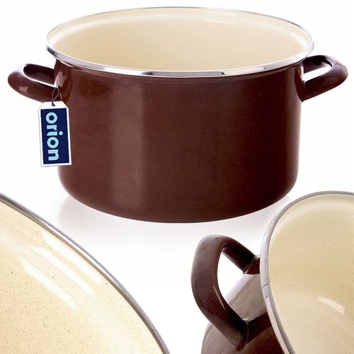 Garnek emaliowany BROWN 22 cm, 4 l na Arena.pl