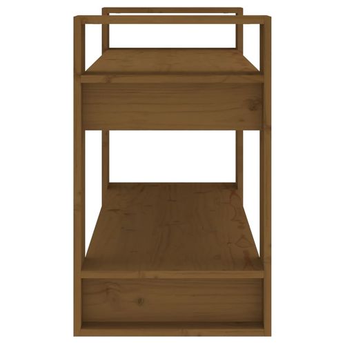 Regał/przegroda, miodowy brąz, 80x35x56,5 cm, sosnowy na Arena.pl