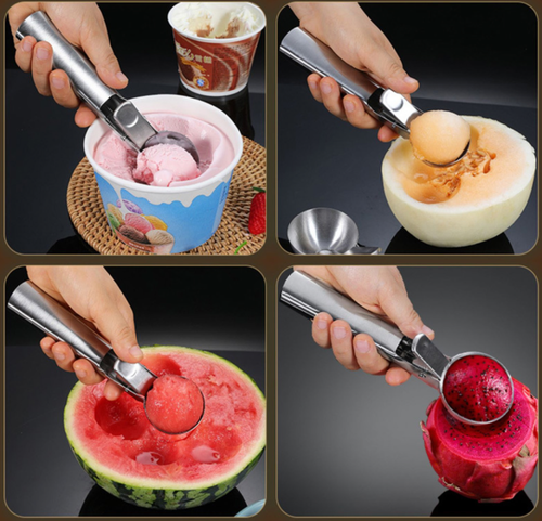 Gałkownica stalowa łyżka do porcjowania gałek lodów ziemniaków srebrna na Arena.pl