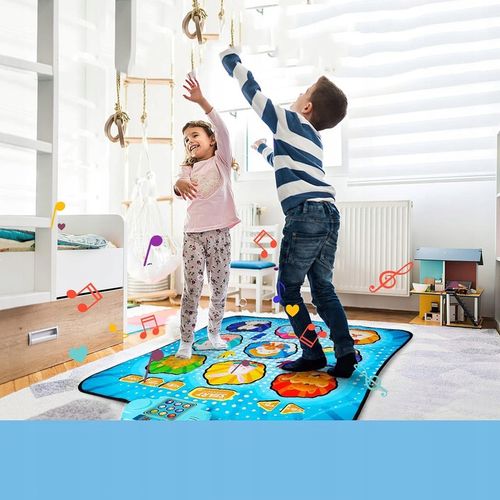 REGULOWANE OBJĘTOŚĆ TANECZNA PAD TANECZNA Z 4 TRYBAMI GRY, BEZ POŚLIZGU na Arena.pl