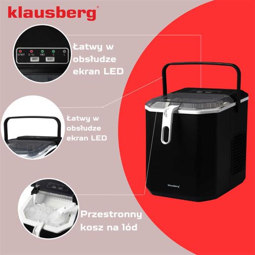 automatyczna kostkarka do lodu 1,2l 100w klausberg kb-7883 na Arena.pl