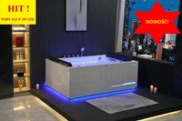 Wirujące dysze 78 dysz Wanna z hydromasażem EBX-100 prostokątna 180cmx120cm