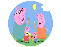 Opłatek na tort Świnka Peppa