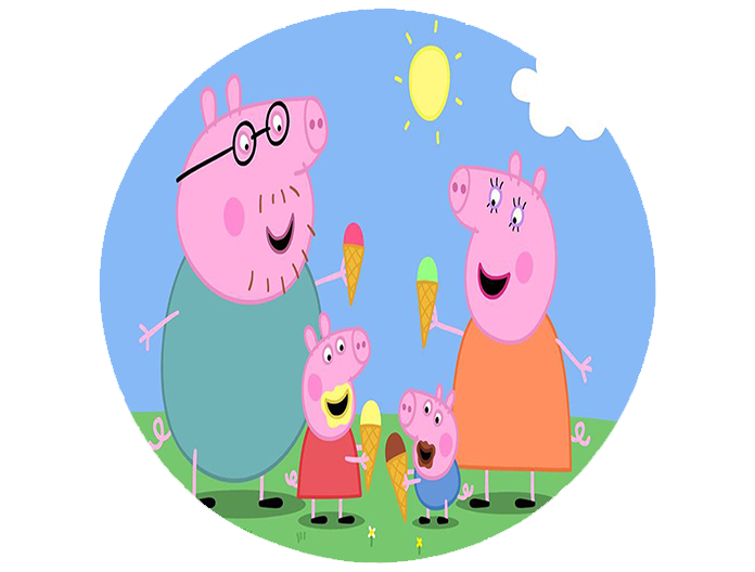 Opłatek na tort Świnka Peppa zdjęcie 1