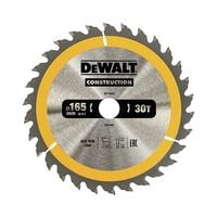 piła tarczowa do drewna 165/20mm, 30 zębów - dw dt1935-qz