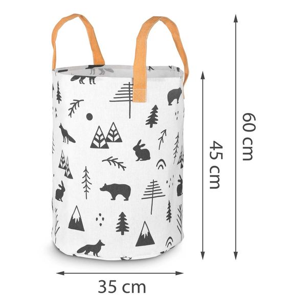 Kosz na zabawki Nukido - biały zdjęcie 4