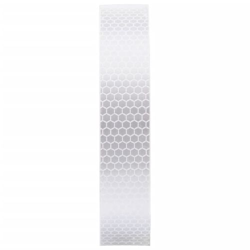 Taśma odblaskowa, biały, 2,5 cm x 20 m, PVC na Arena.pl