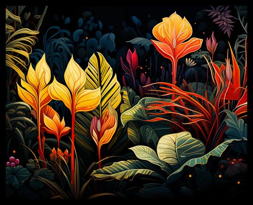 Plakat 50x40cm Tropikalna Symfonia na Arena.pl