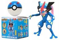 Pokemon Figurka ASH-GRENINJA Pokeball Clip BOX Składana Figurka Pokemony