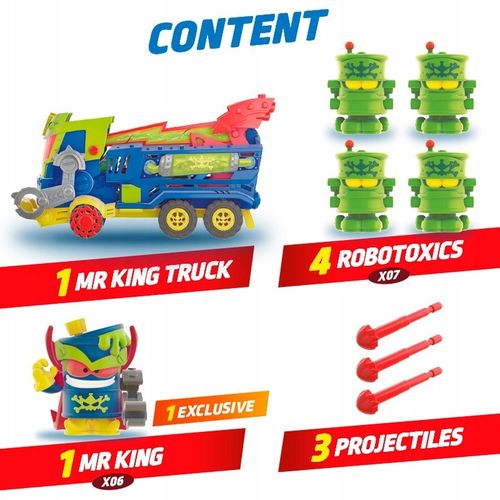 SUPERTHINGS ZINGS - KAZOOM POWER TRANSFORMUJĄCA CIĘŻARÓWKA MR. KING TRUCK na Arena.pl