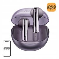 SŁUCHAWKI BEZPRZEWODOWE Bluetooth TWS QCY AilyBuds Clear T32 (fioletowe)