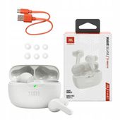 Słuchawki bezprzewodowe JBL Vibe Beam Dokanałowe Bluetooth 5.2 Białe