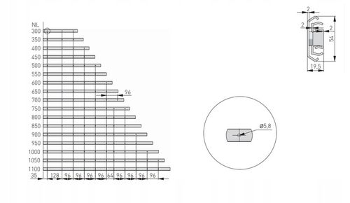 PROWADNICA KULKOWA GTV DO SZUFLADY H53 L500 100KG PEŁNY WYSUW MOCNA na Arena.pl