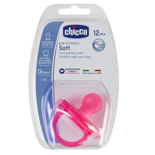 CHICCO Smoczek Physiosoft różowy 0m+ na Arena.pl