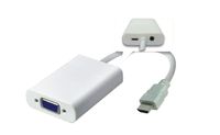 MicroConnect Adapter HDMI - VGA M/F, White
