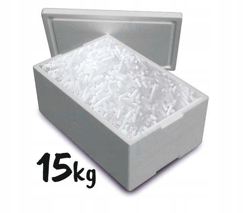 Suchy lód 16mm ciężki dym 15kg + termobox na Arena.pl