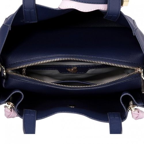 NUCELLE Stylowy granatowy shopper na Arena.pl