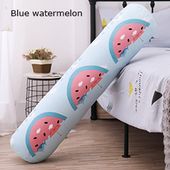 Pluszowa Cylindryczna Poduszka - WAŁEK Niebieski arbuz 95cm