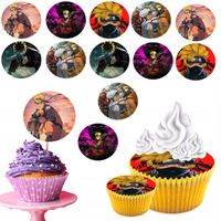 OPŁATEK na BABECZKI MUFFINKI zestaw na urodziny 12szt. - NARUTO BAJKA