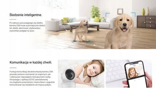 Kamera EZVIZ obrotowa wewnętrzna 4MP CSC6N IP WIFI na Arena.pl