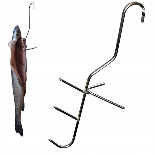 Hak haczyk wędzarniczy do wędzenia ryb potrójne z rozpórką 10 szt. ZUT na Arena.pl