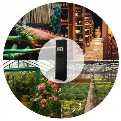 Bezprzewodowa stacja pogodowa pogody higrometr termometr budzik na Arena.pl