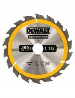2X DEWALT PIŁA TARCZA 190x30mmx18z