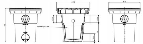 Filtr Aquabin przelewowy 2483 na Arena.pl