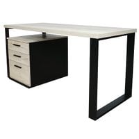 Biurko Neptun kontenerek Halifax biały 140x68