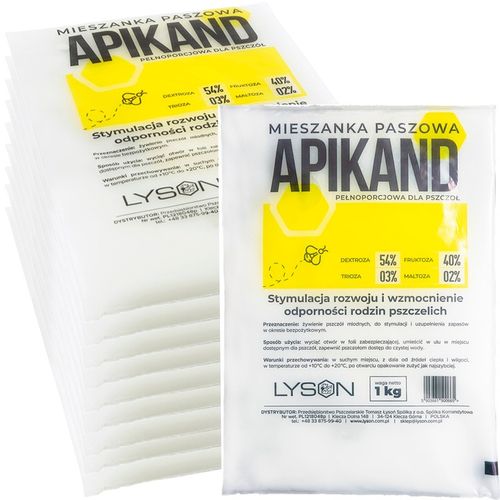 POKARM APIKAND czysty CIASTO dla pszczół 10x1 kg na Arena.pl
