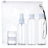 Pojemniki Podróżne Butelki Kosmetyki Wakacje do Samolotu Bagażu Kosmetyczka