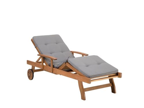 Poduszka Na Leżak Ogrodowy Szara Toscana/java na Arena.pl