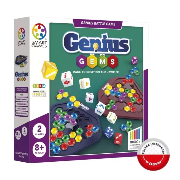 Smart Games Genius Gems (ENG) IUVI Games zdjęcie 1