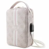 guess torba guhbp4rpsp organizerróżowy/pink 4g printed stripes