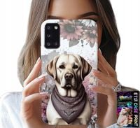 ETUI DO SAMSUNG GALAXY A31 - PIESEK PIESKI HUSKY PSIE WZORY + SZKŁO
