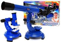 MIKROSKOP LUNETA DLA DZIECI ZESTAW EDUKACYJNY 2W1