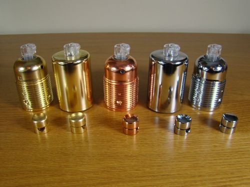 OPRAWKA E27 OSŁONKA DEKORACYJNA METALOWA CHROMOWANA na Arena.pl