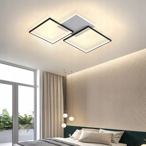 Lampa  HELSINKI II sufit kwadrat żyrandol Smart Home LED Tuya Wobako na Arena.pl