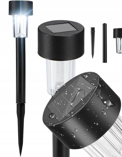 Lampa solarna LED ogrodowa lampka wbijana słupek na Arena.pl