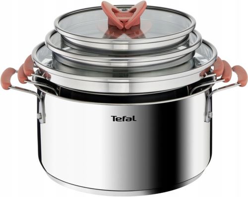 Zestaw garnków Tefal Opti'Space stal nierdzewna 6 el. na Arena.pl