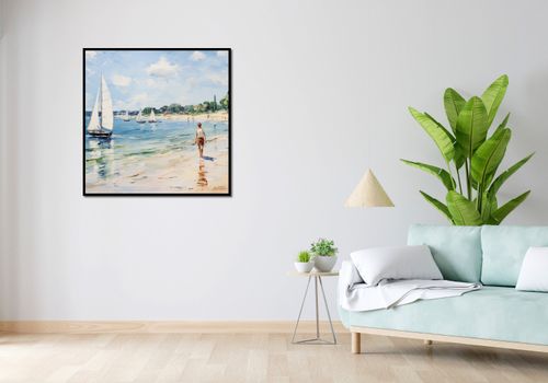 Plakat 90x90cm Życie na Brzegu na Arena.pl