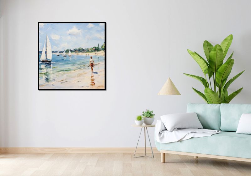 Plakat 90x90cm Życie na Brzegu zdjęcie 4